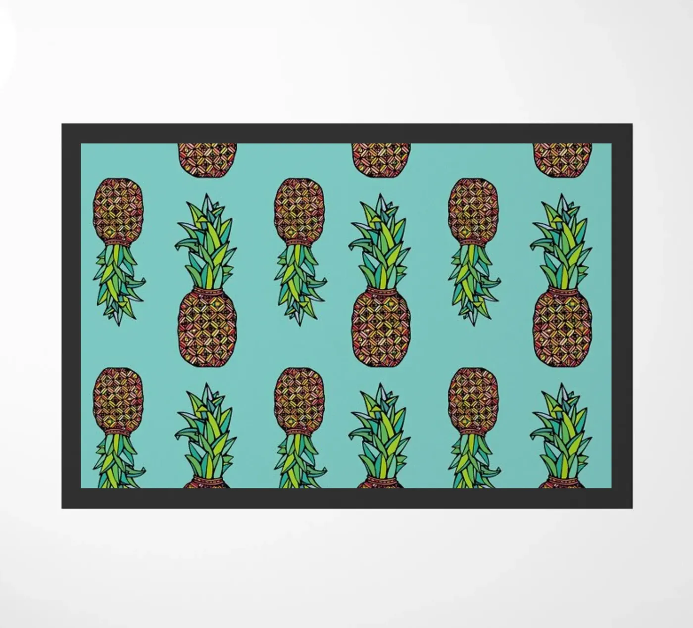 Golden Pineapple deurmat van Ninhol