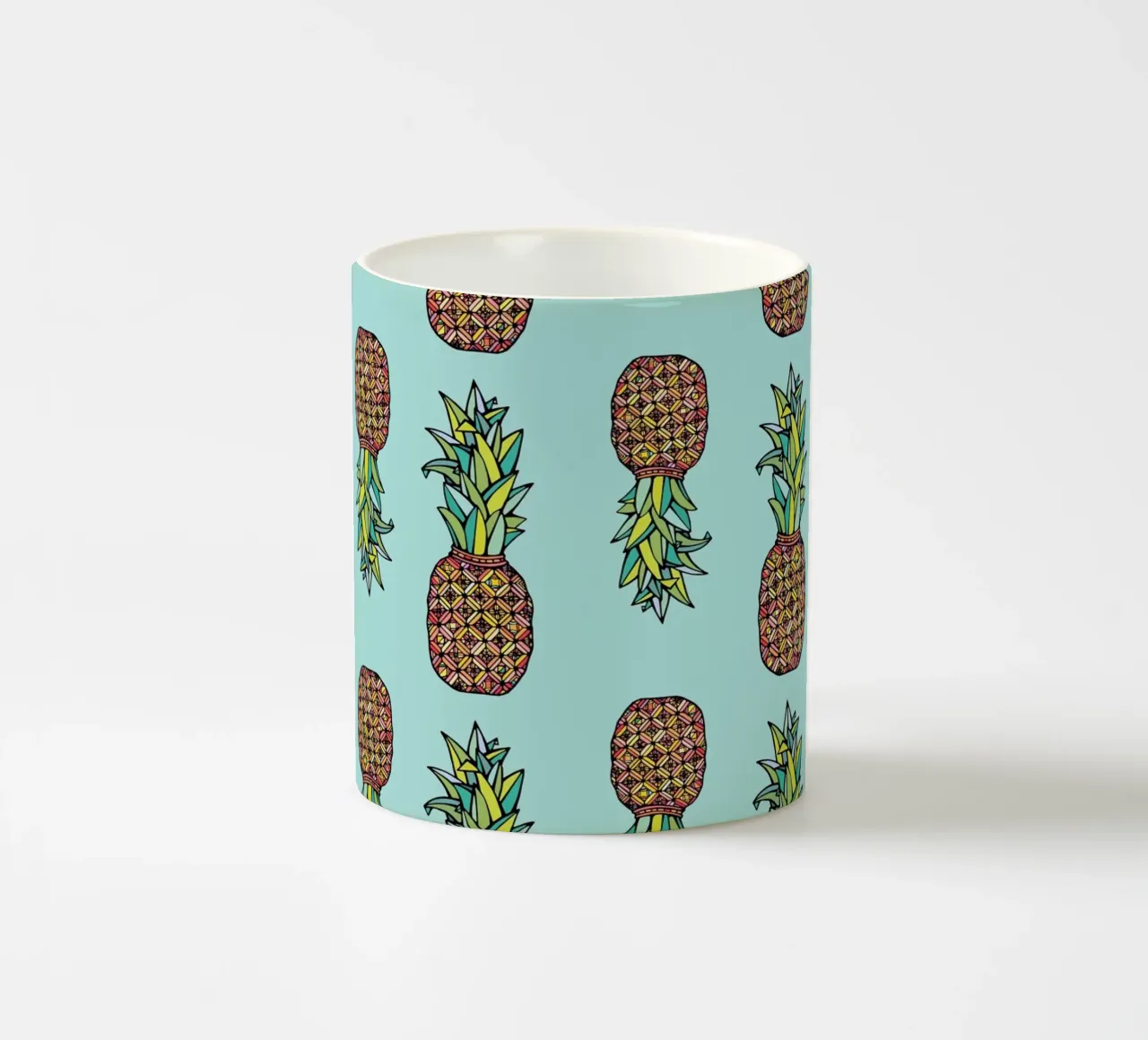 Golden Pineapple tazza in ceramica da Ninhol