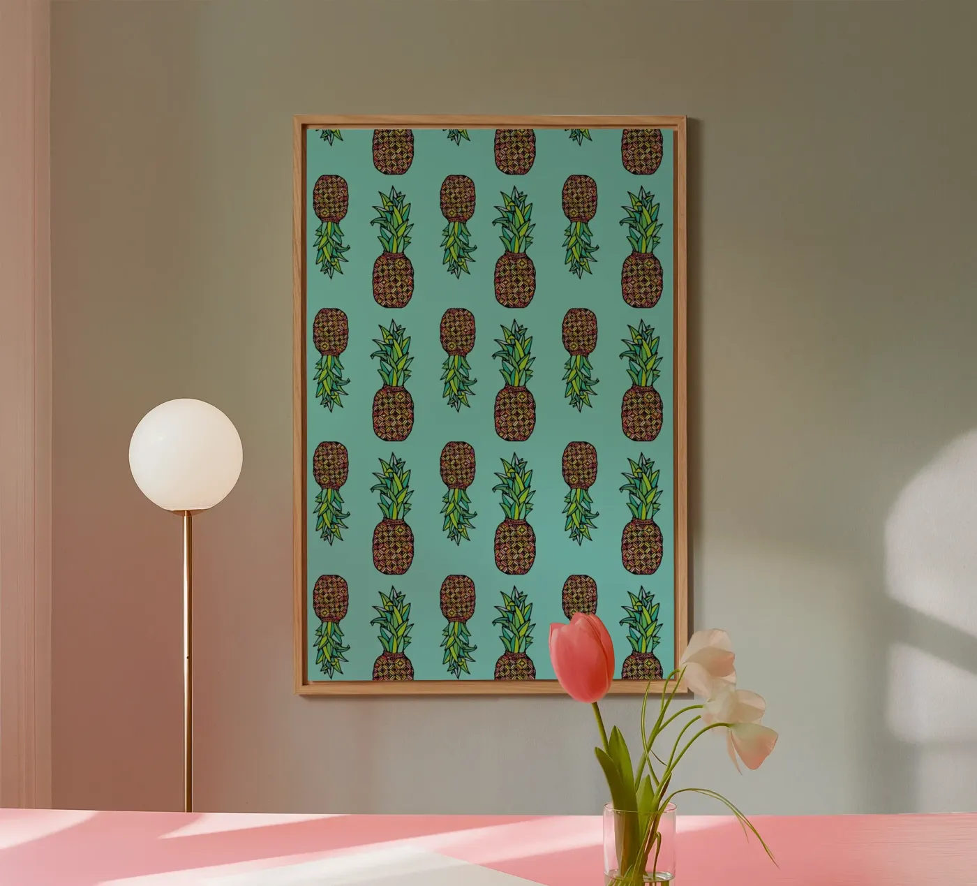 Golden Pineapple forex plate by Ninhol