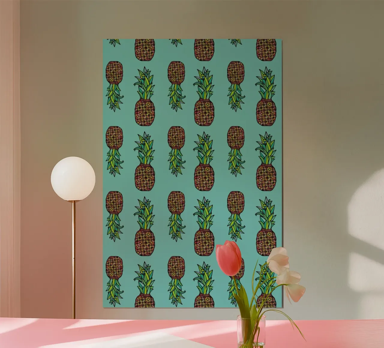 Golden Pineapple poster da Ninhol