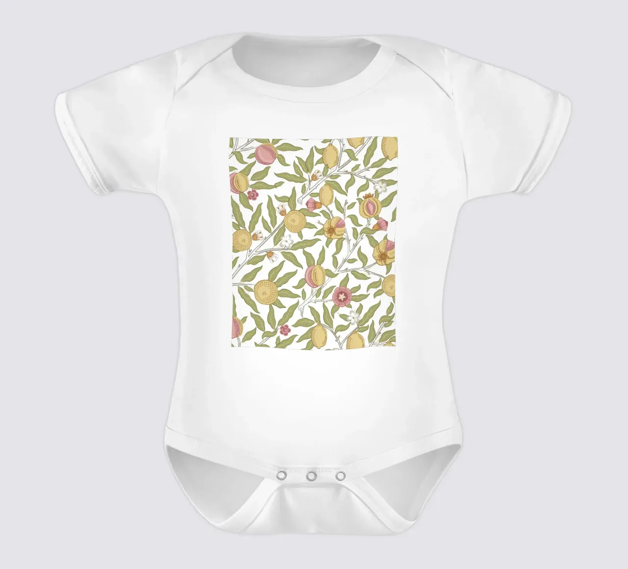 William Morris Uccello e Melograno body neonato maniche corte da ArtHaus