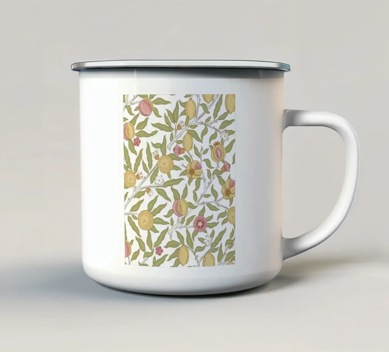 William Morris Uccello e Melograno tazza in smalto da ArtHaus