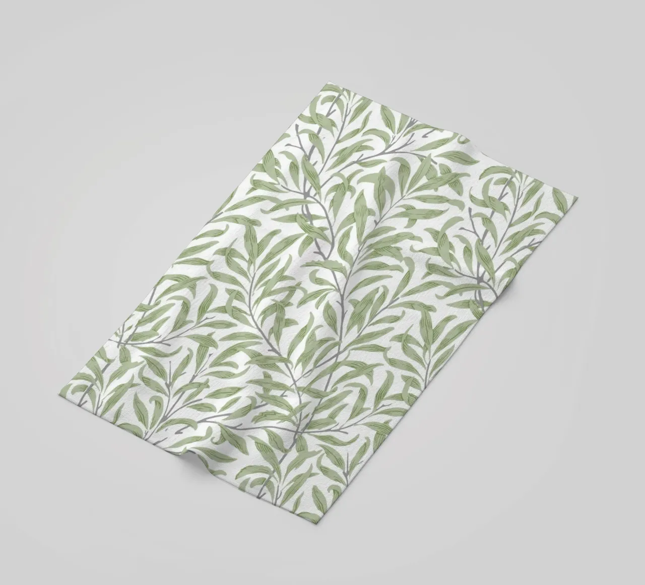 William Morris Wilgenboom, Vintage Print Patroon strandhanddoek van ArtHaus