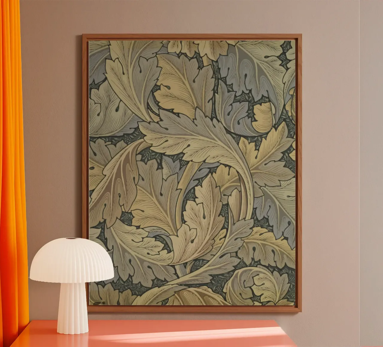 William Morris Print, Vintage Pattern, Botanical Print alu dibond de ArtHaus