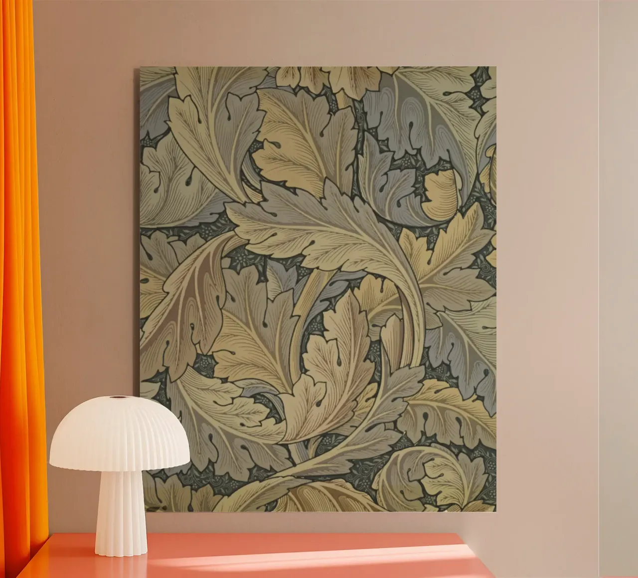 William Morris Print, Vintage Pattern, Botanical Print alu dibond de ArtHaus