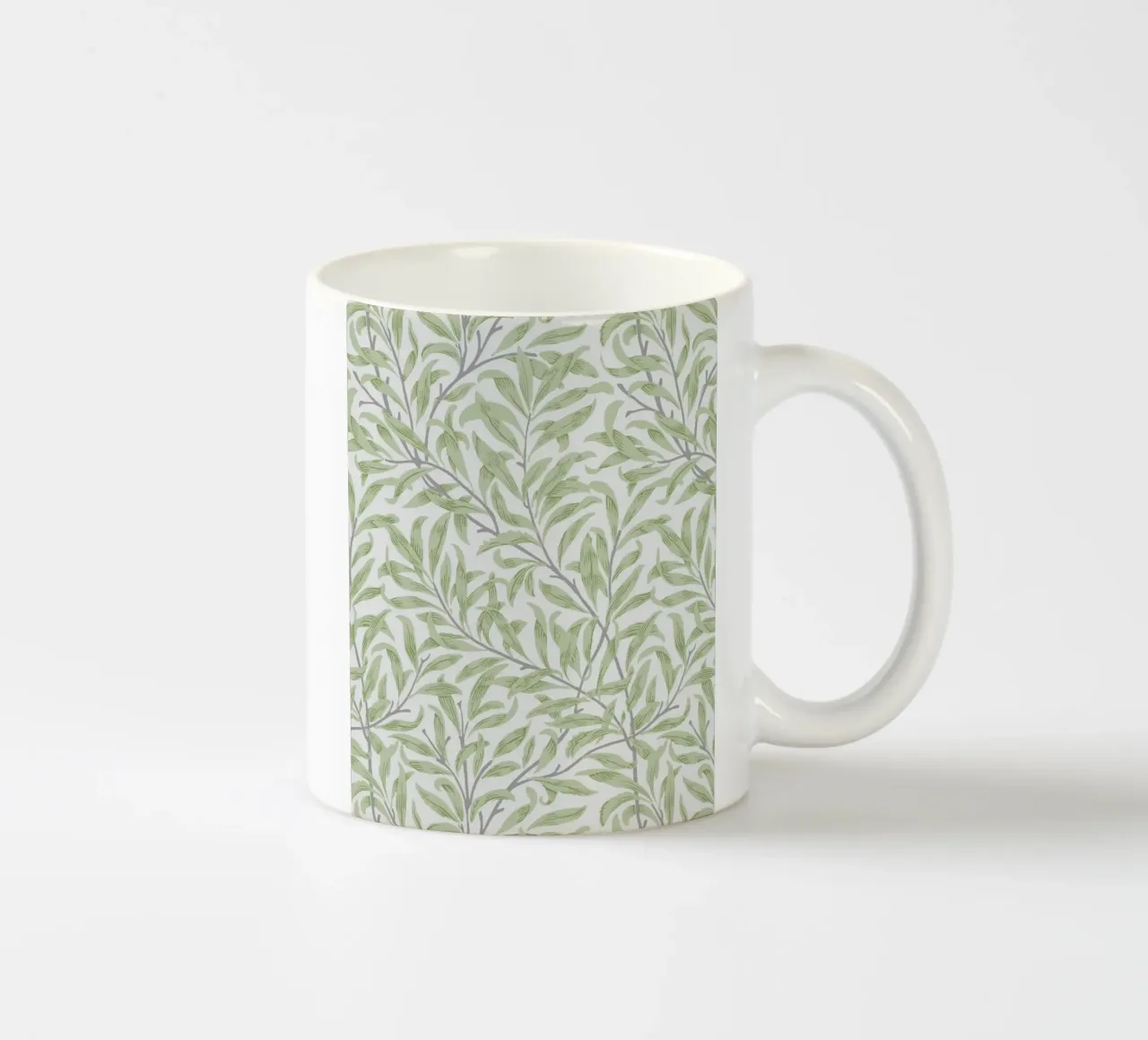 William Morris Willow Bough Pattern, arte botanica tazza in ceramica da ArtHaus