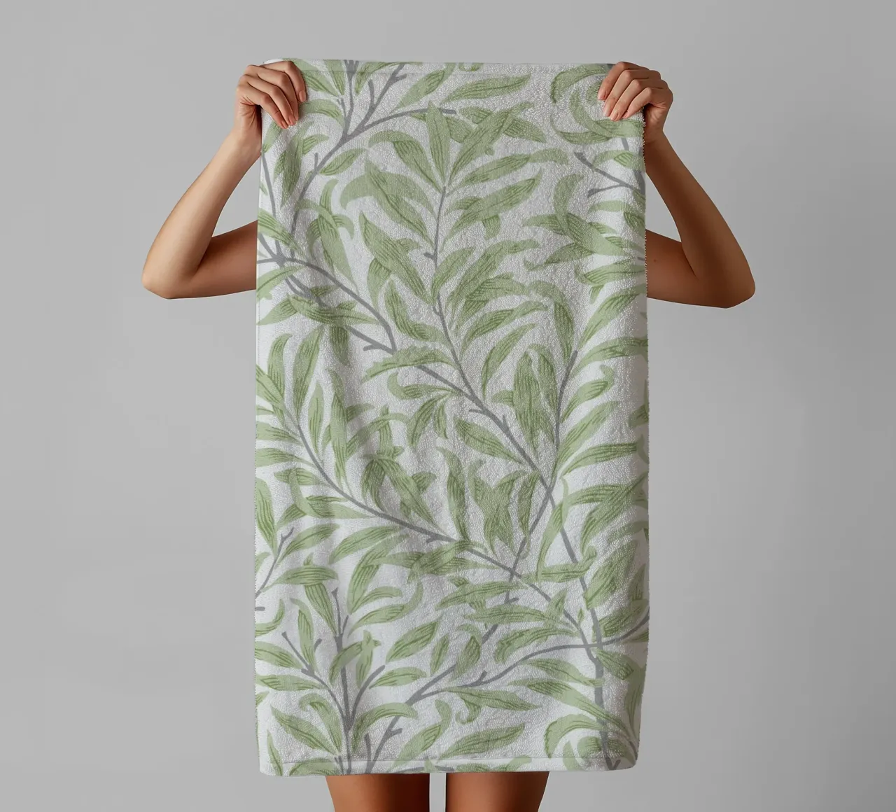 William Morris Willow Bough Pattern, Botanical Art towel by ArtHaus