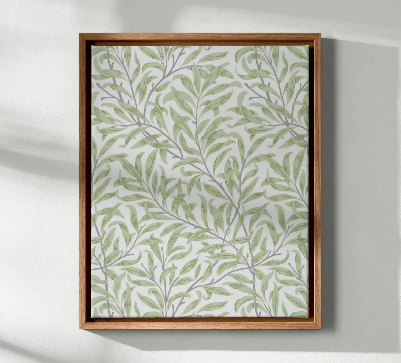 William Morris Willow Bough Pattern, Botanical Art canvas by ArtHaus
