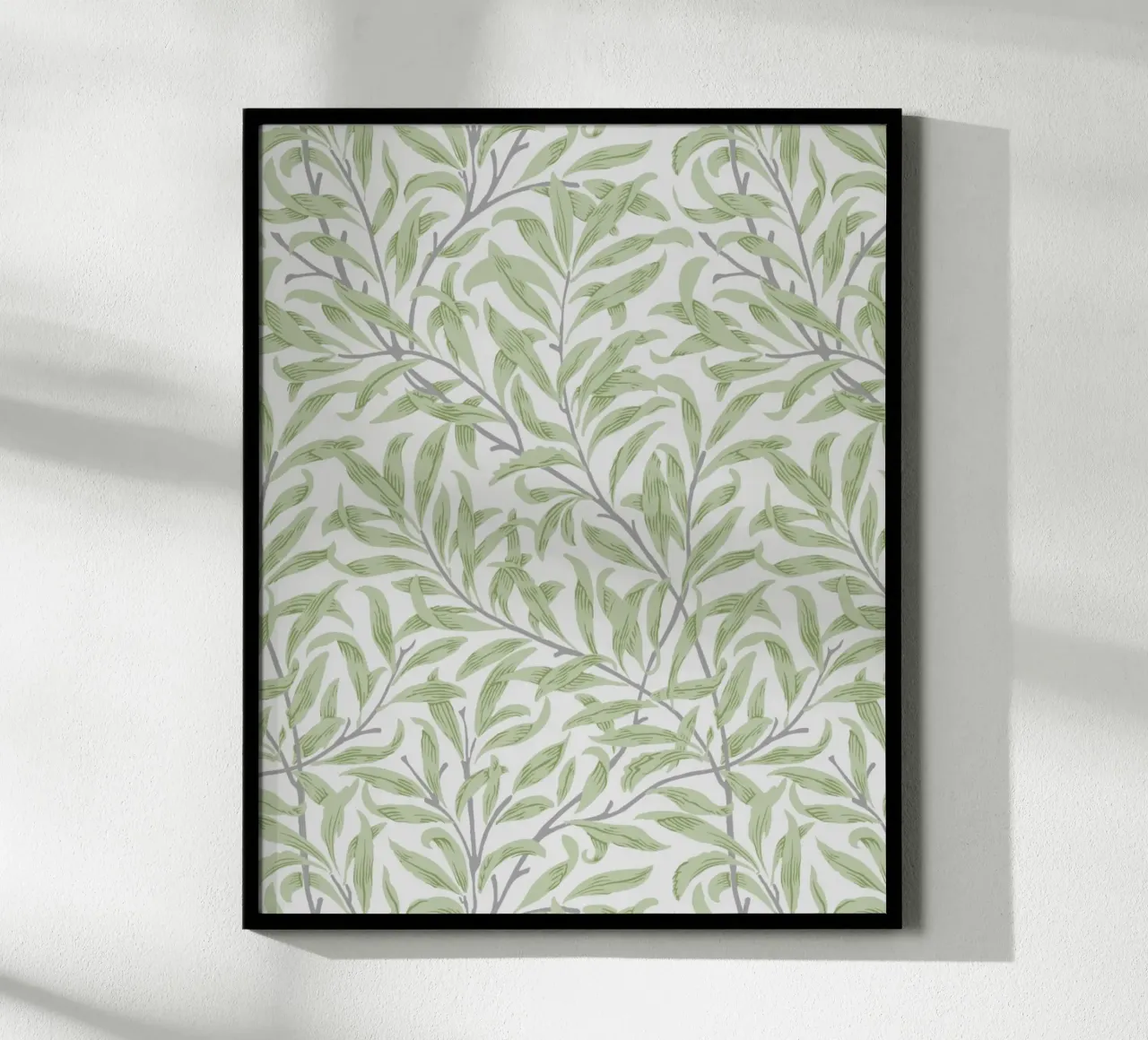 William Morris Willow Bough Pattern, Botanische Kunst Hahnemühle von ArtHaus