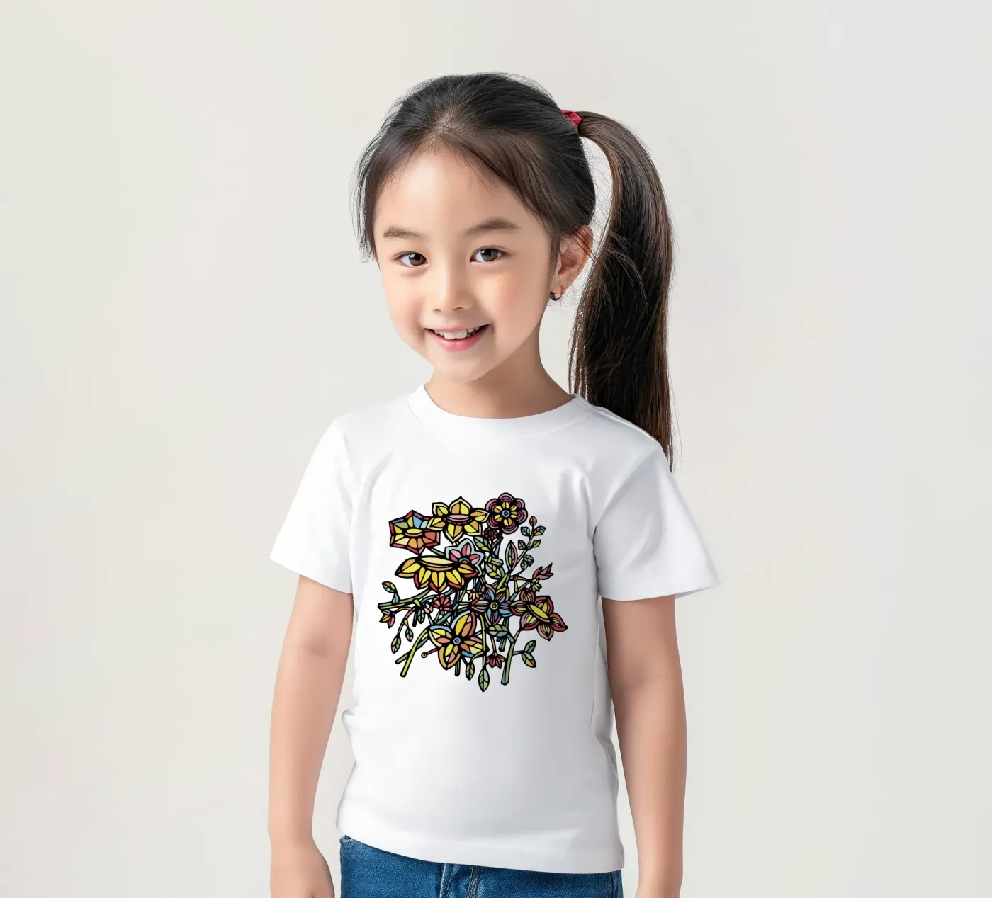 Bouquet t-shirt bambini da Ninhol