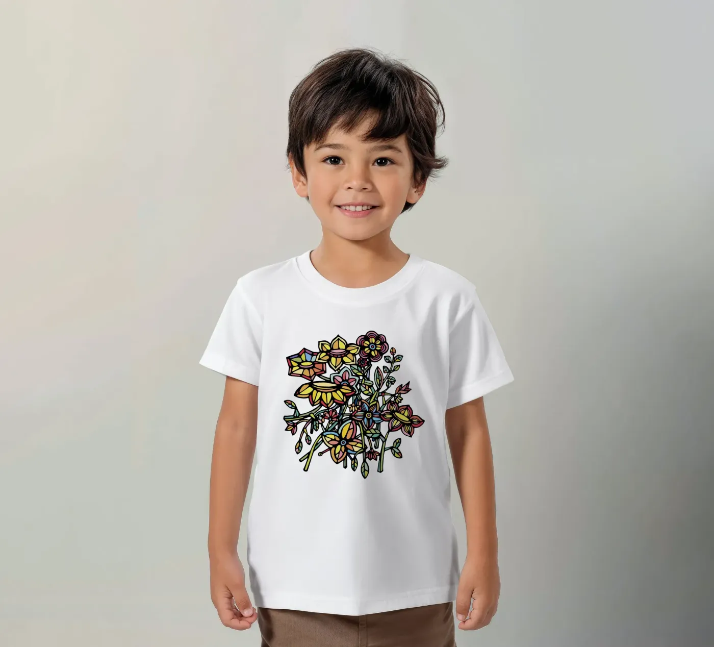 Bouquet t-shirt bambini da Ninhol