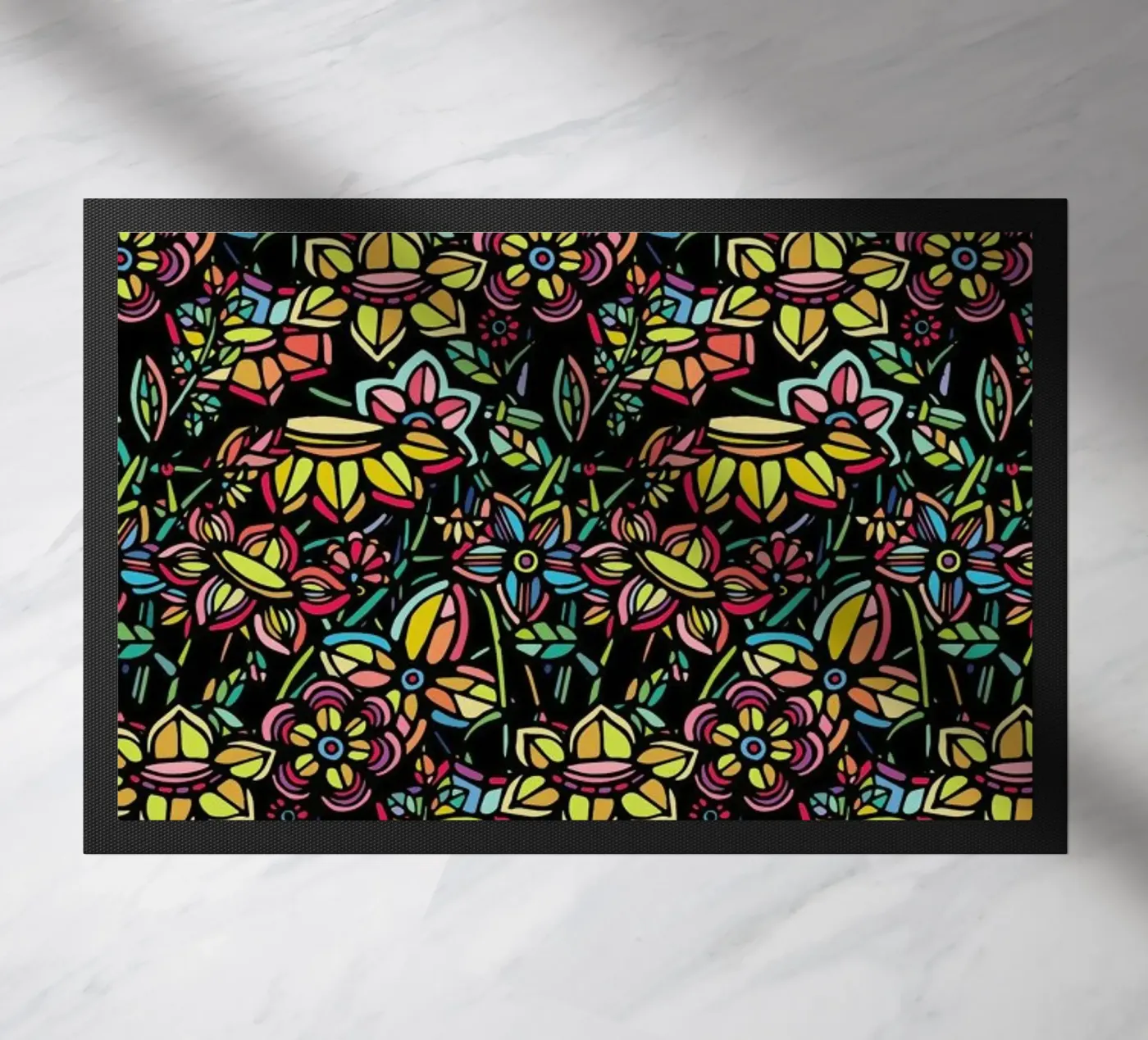 Bouquet doormat by Ninhol