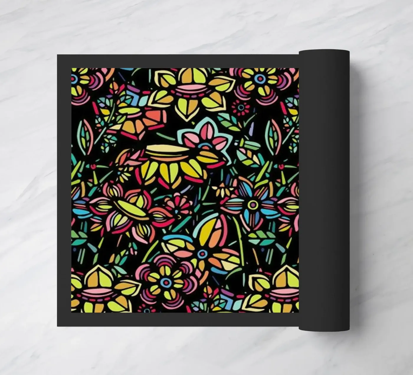 Bouquet doormat by Ninhol