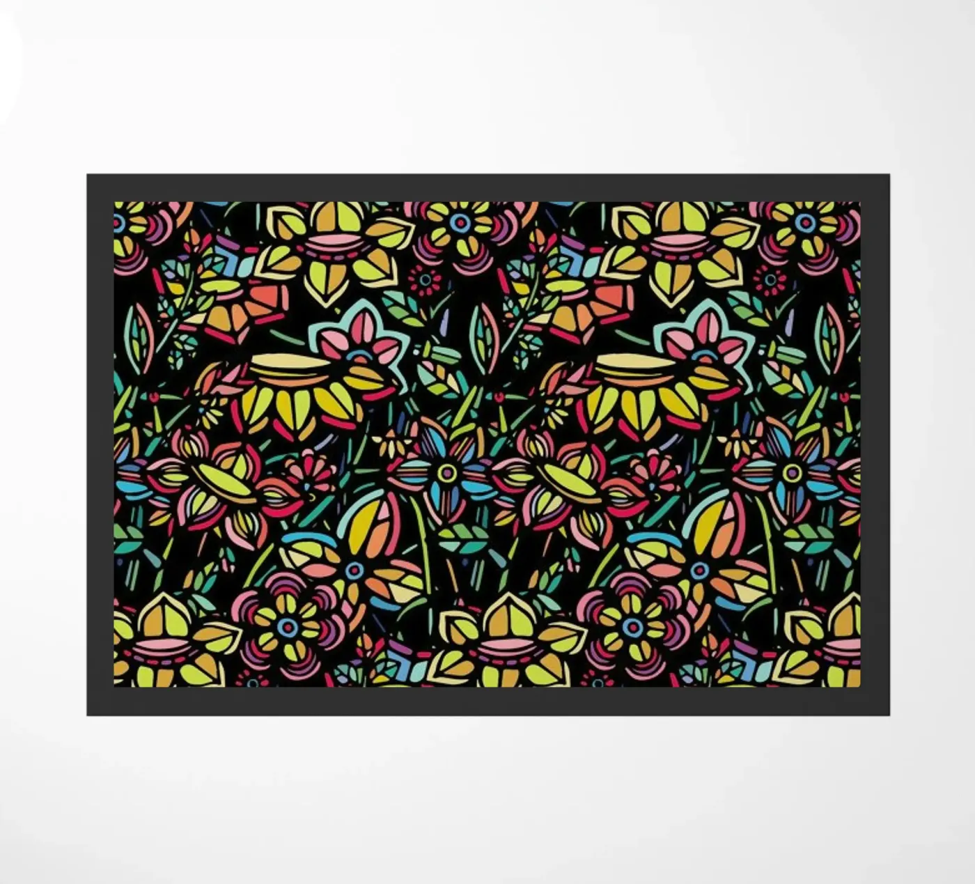 Bouquet doormat by Ninhol