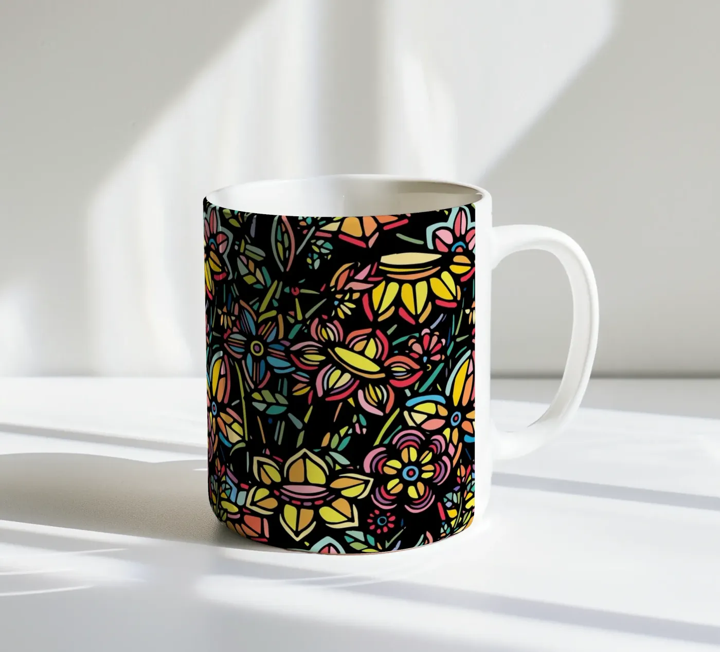 Bouquet ceramic mug by Ninhol