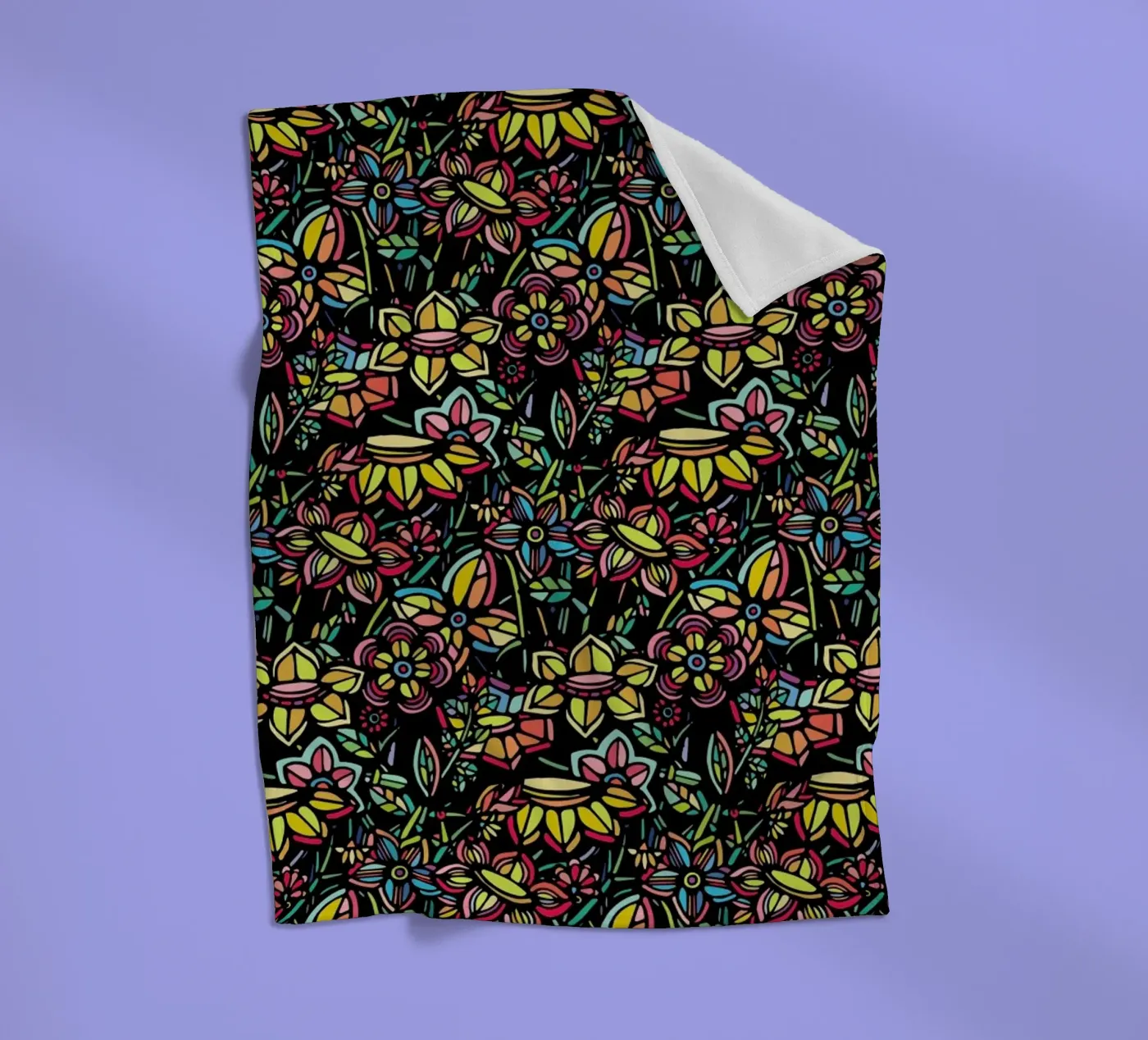 Bouquet Fleecedecke von Ninhol