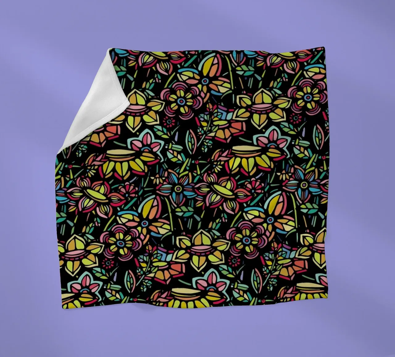 Bouquet Fleecedecke von Ninhol