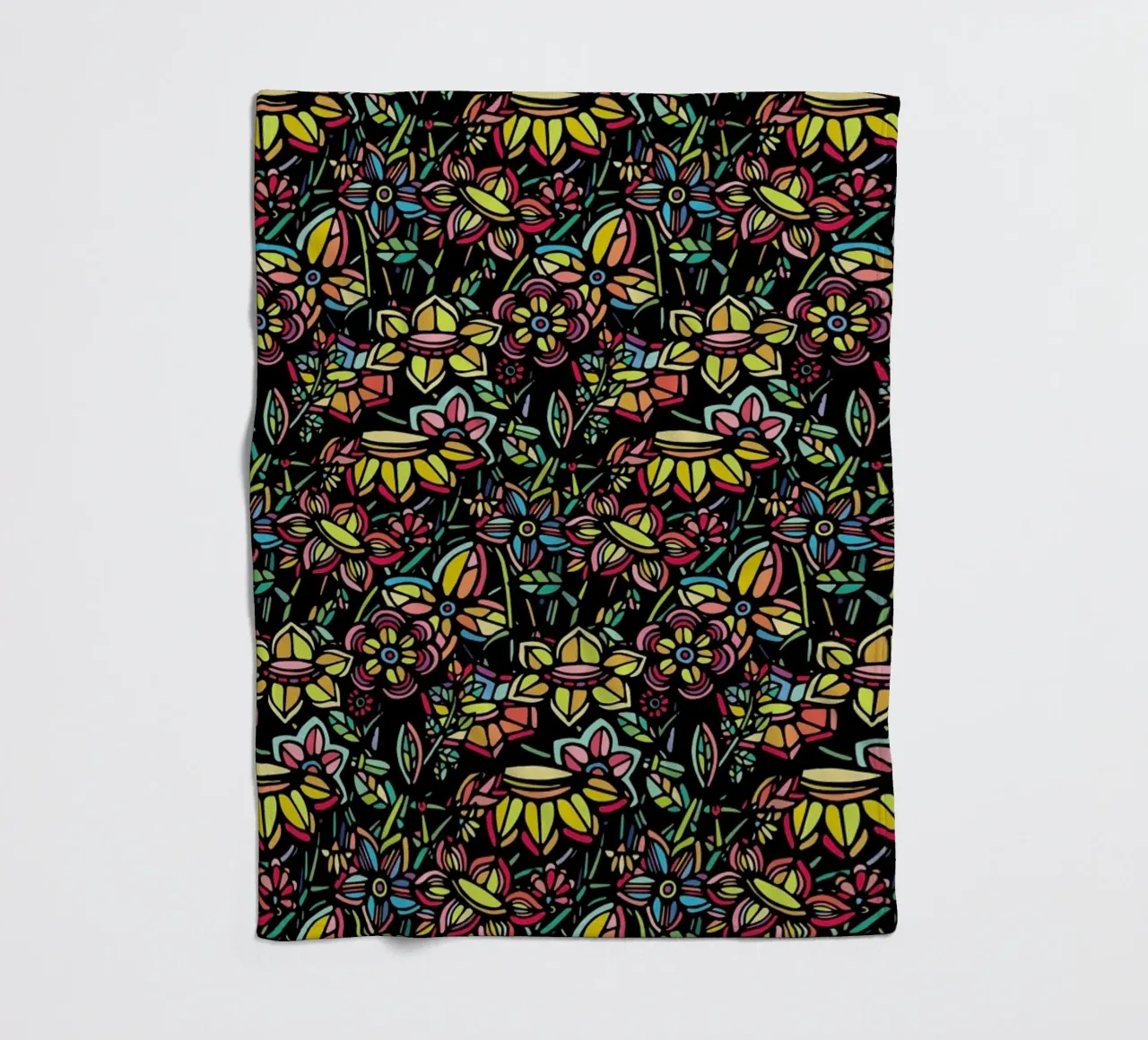 Bouquet Fleecedecke von Ninhol