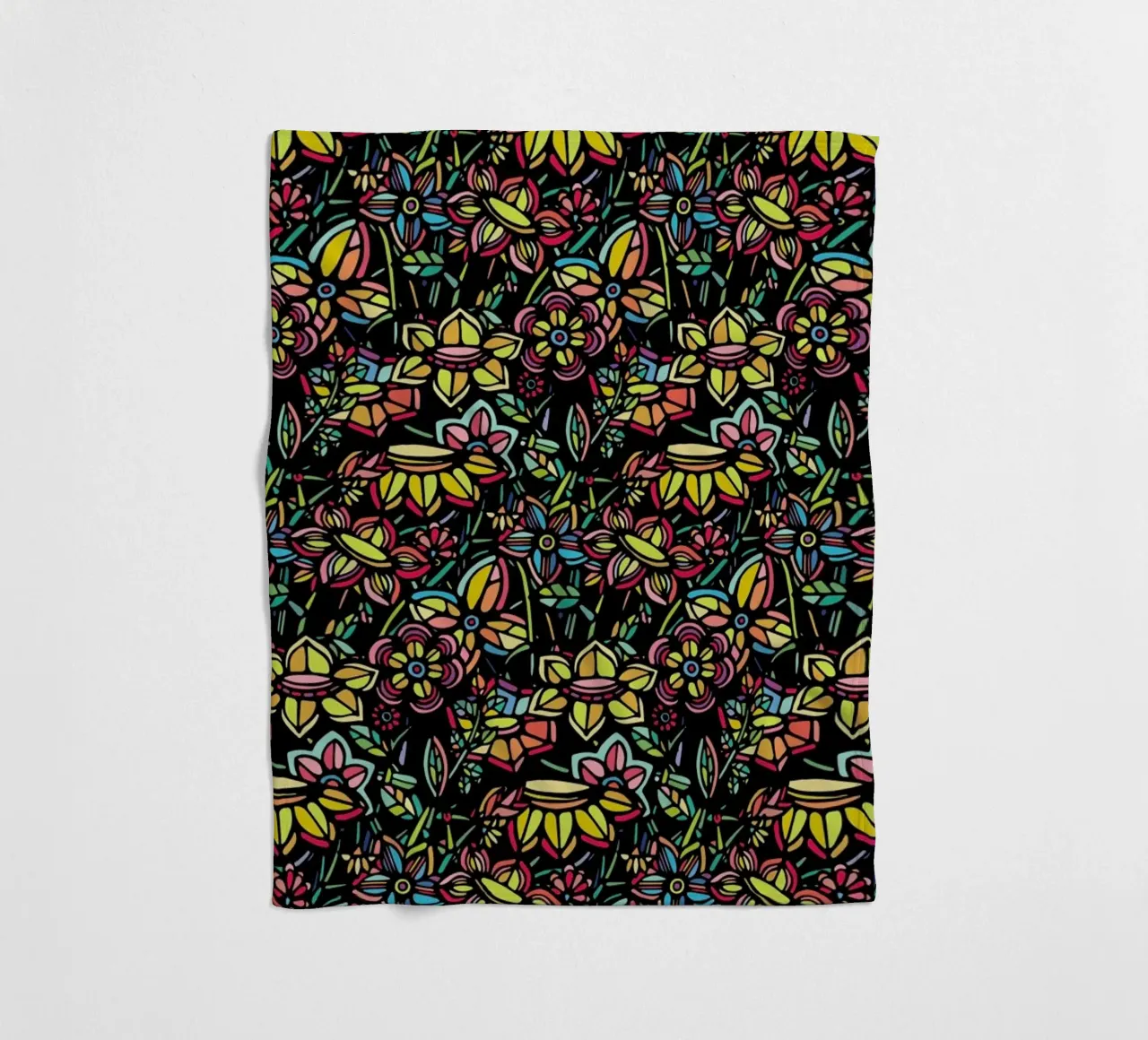 Bouquet Fleecedecke von Ninhol