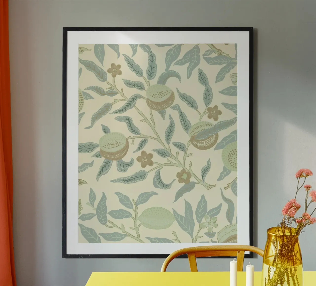 William Morris Prints, Neutrale Vintage Muurkunst hahnemühle van ArtHaus