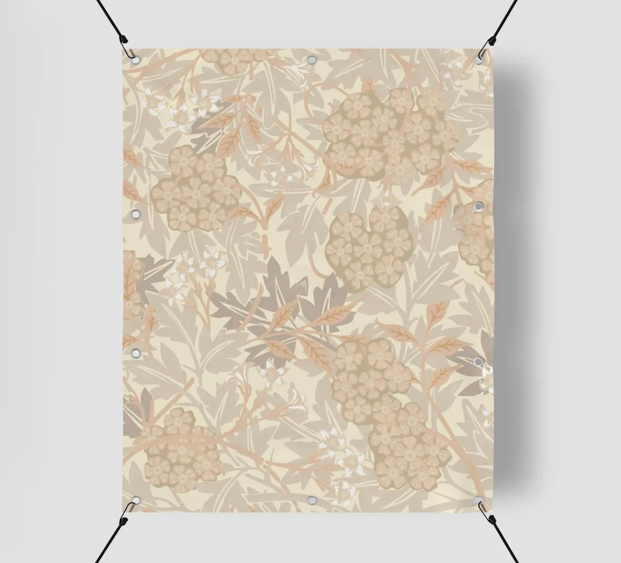 William Morris Pattern, Poster d'epoca, Stampa botanica telo in pvc da ArtHaus