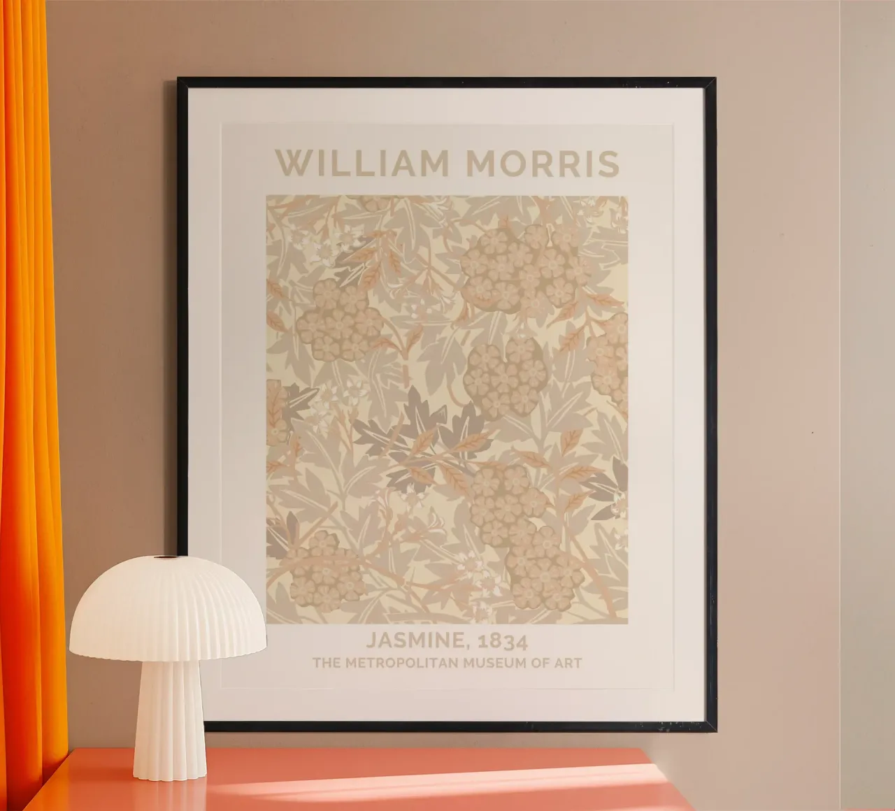 Stampe William Morris, stampe d'arte naturalistica, arte floreale poster con telaio in legno da ArtHaus