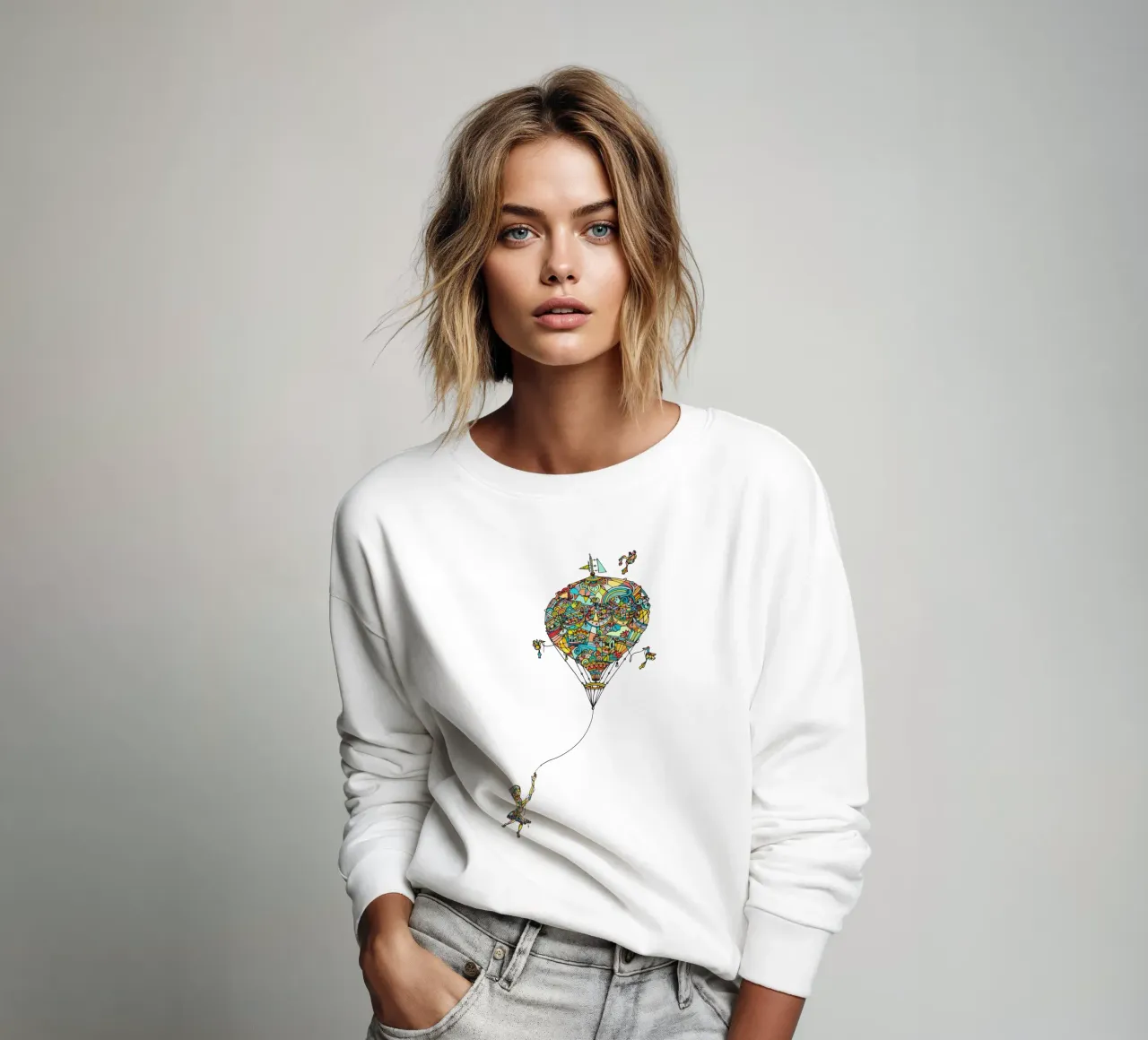Balloon Girl Sweatshirt von Ninhol