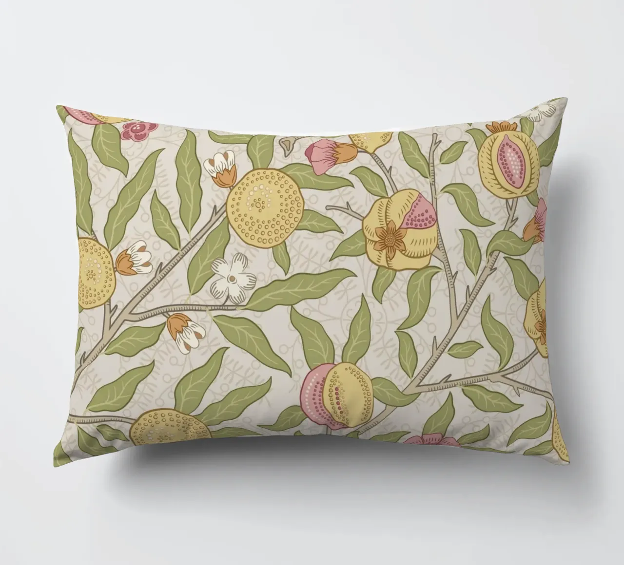 William Morris Bird & Pomegranate Print, modello vintage cuscino da ArtHaus