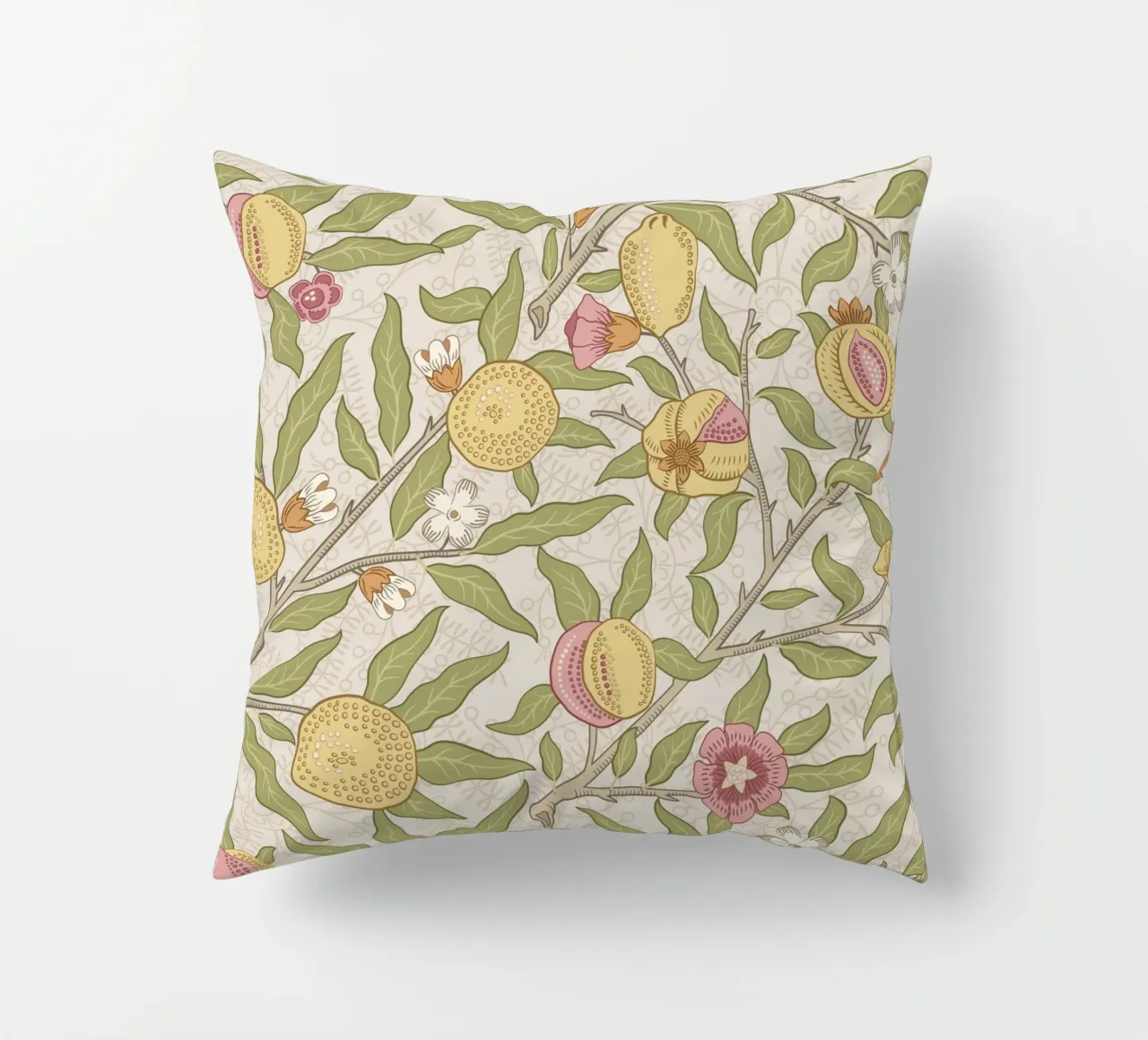 William Morris Bird & Pomegranate Print, modello vintage cuscino da ArtHaus