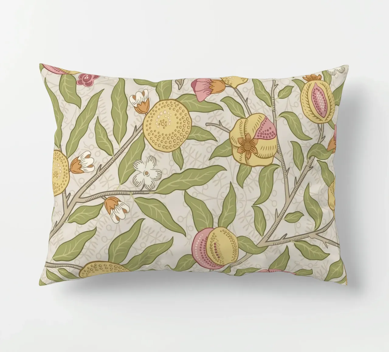William Morris Bird & Pomegranate Print, modello vintage cuscino da ArtHaus