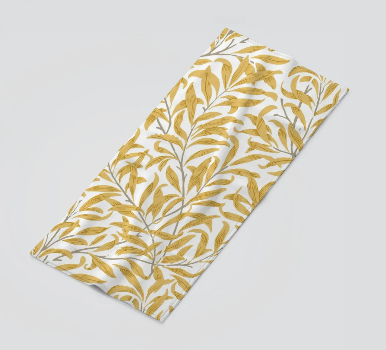 William Morris Prints, Nature Art Prints, Floral Pattern Art beach towel by ArtHaus