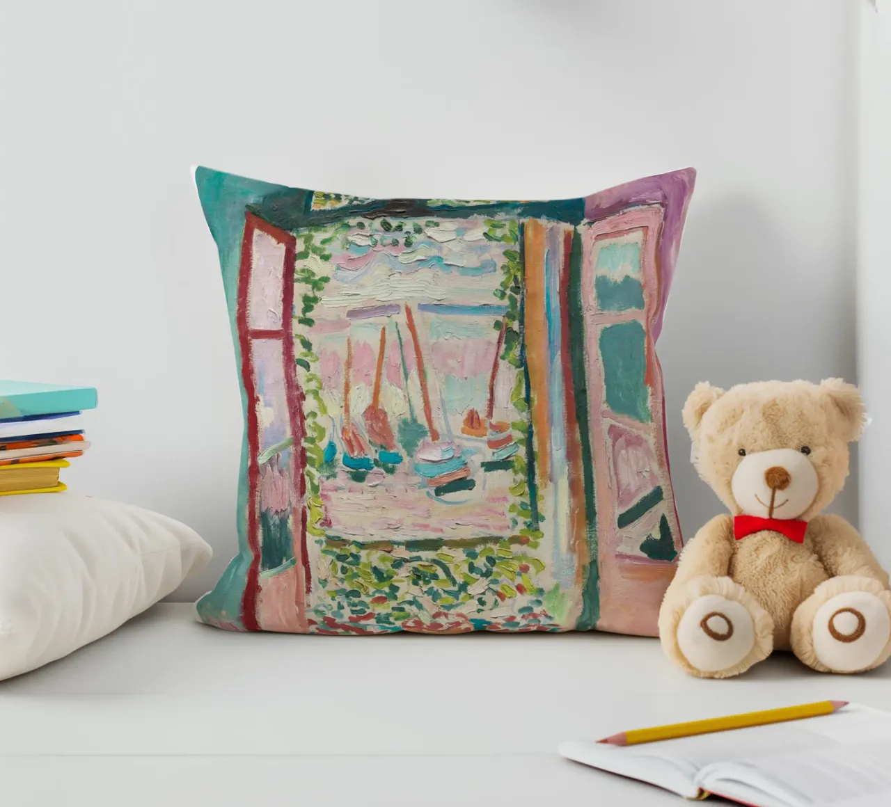 Henri Matisse Prints, Matisse Wall Art, Abstract Botanical decorative cushion by ArtHaus