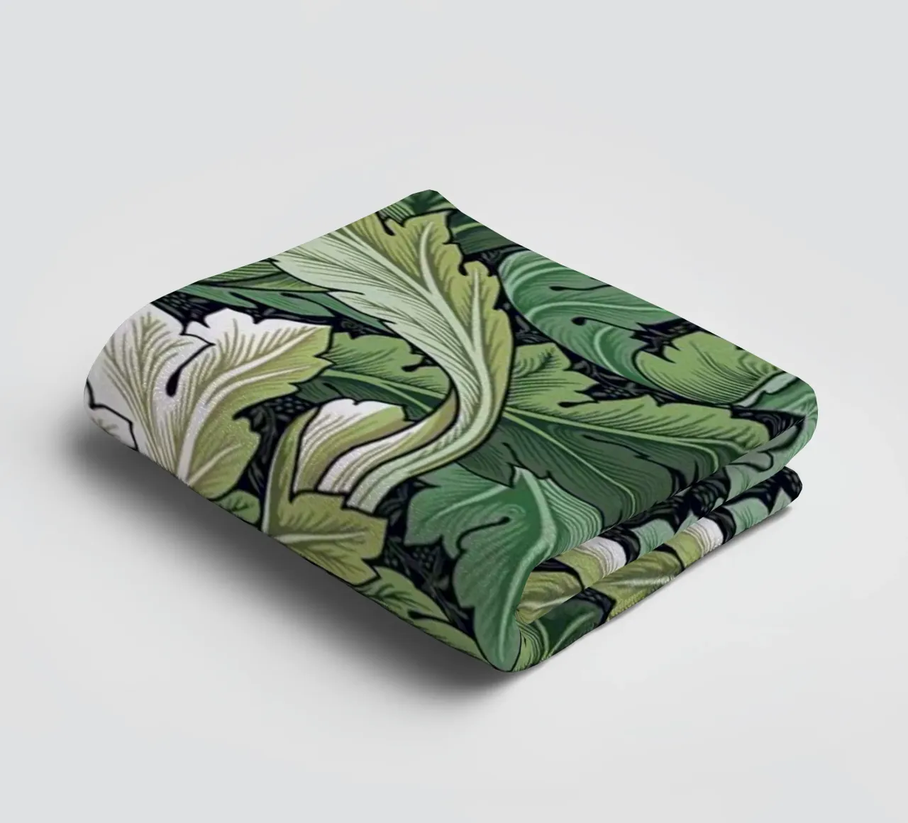William Morris Prints, Botanical Wall Art, Green Wall Art towel by ArtHaus