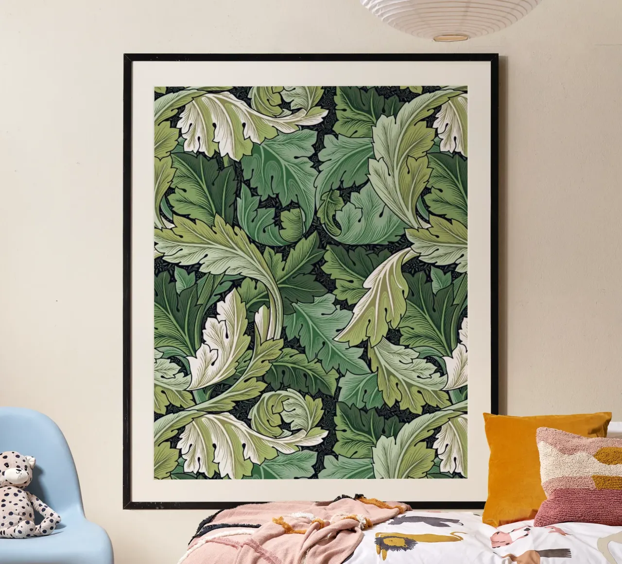 Stampe William Morris, arte murale botanica, arte murale verde poster da ArtHaus