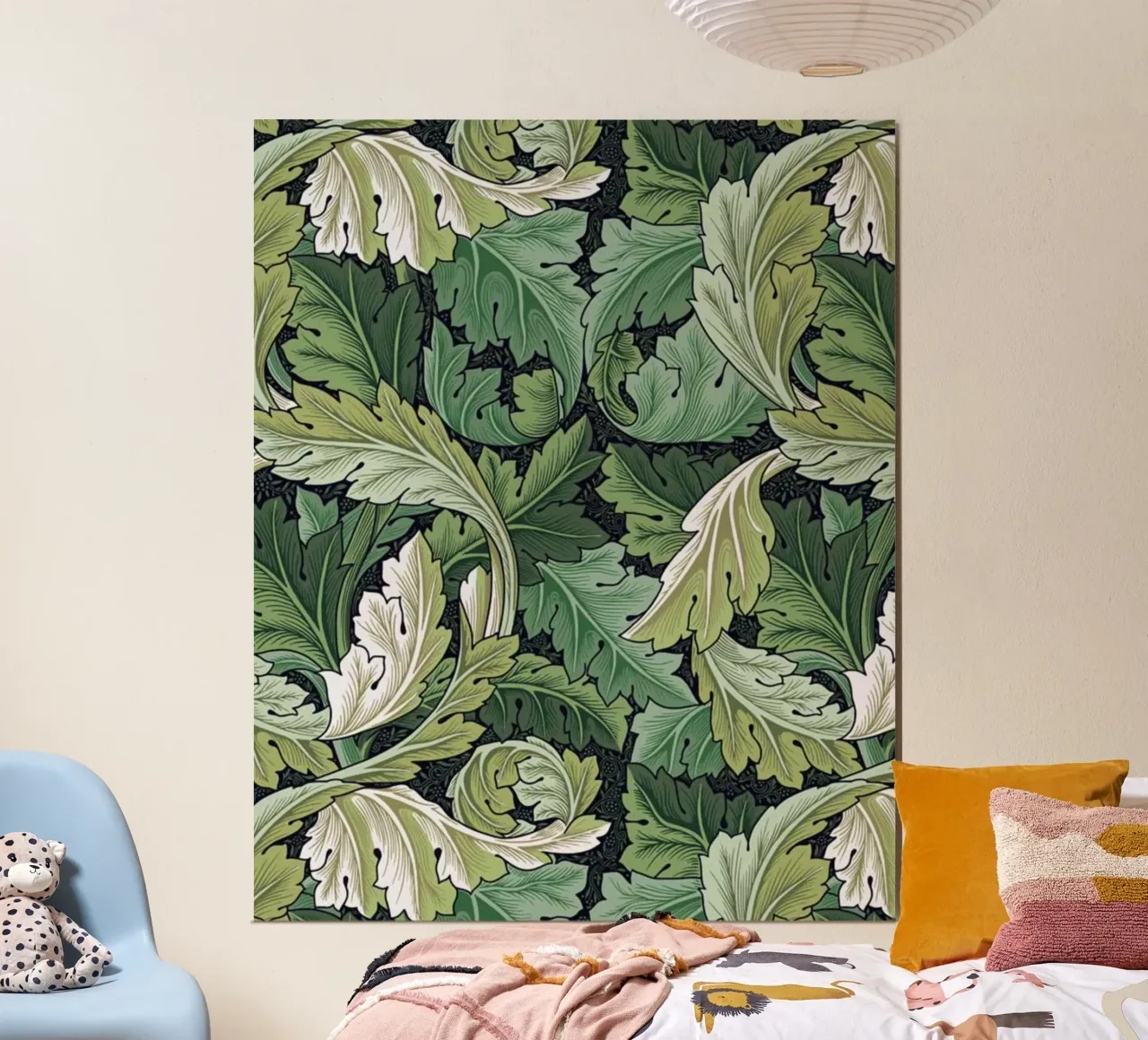 Stampe William Morris, arte murale botanica, arte murale verde poster da ArtHaus