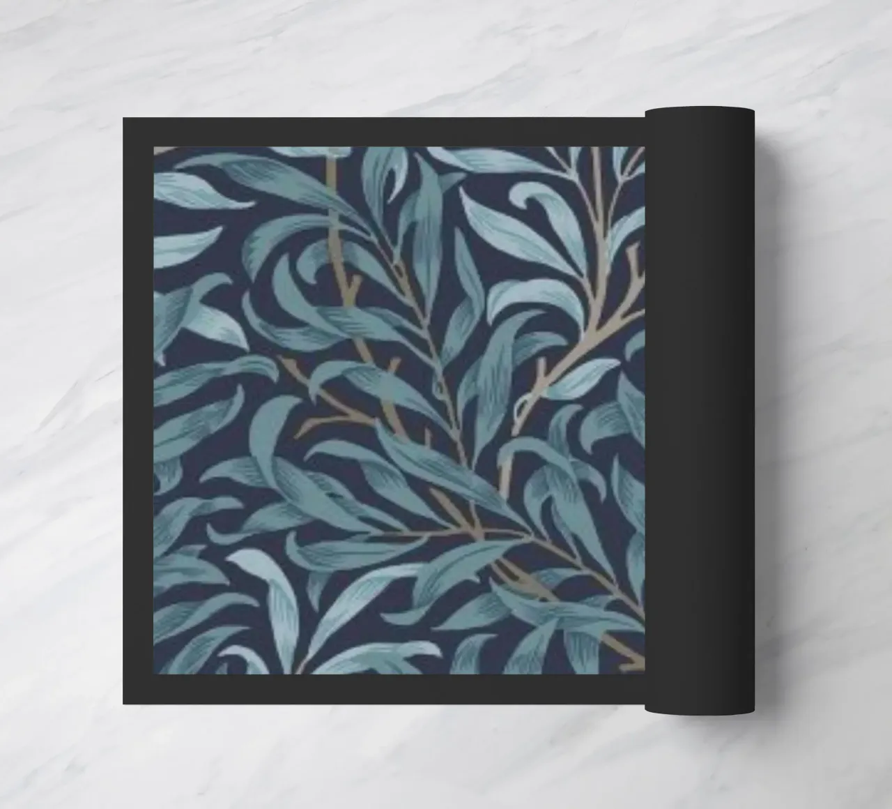 William Morris, Botanical Illustration, Vintage Nature Print doormat by ArtHaus