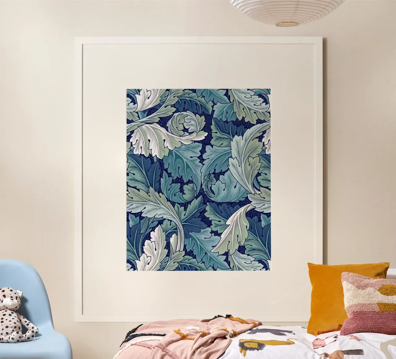 Stampe William Morris, arte botanica da parete, stampa naturalistica poster con telaio in alluminio da ArtHaus