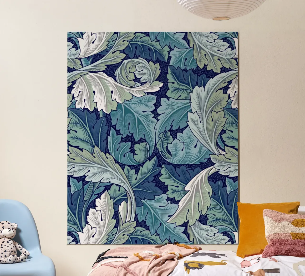 Stampe William Morris, arte botanica da parete, stampa naturalistica poster con telaio in alluminio da ArtHaus
