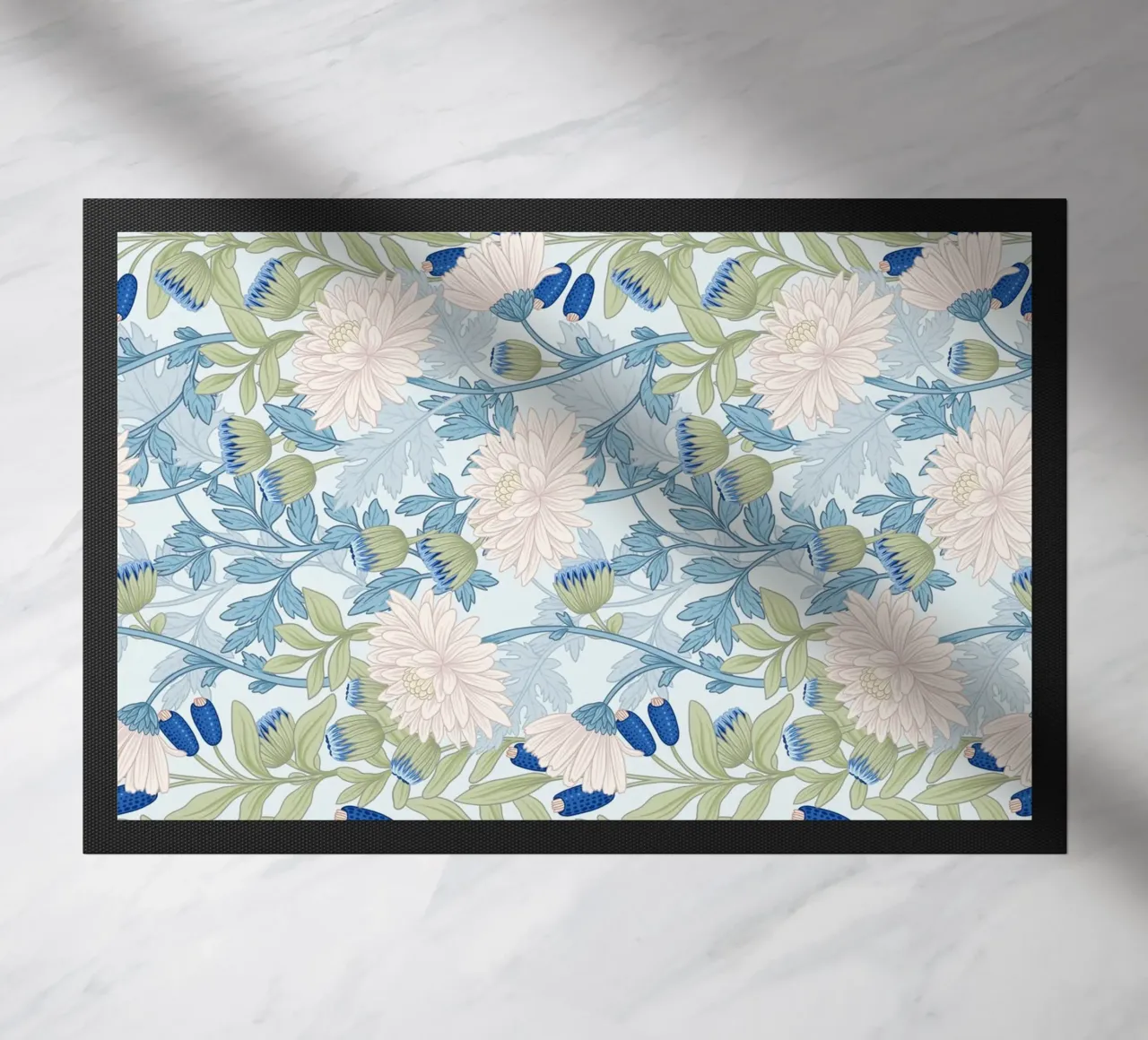 William Morris Prints, Botanical Wall Art, Nature Print doormat by ArtHaus