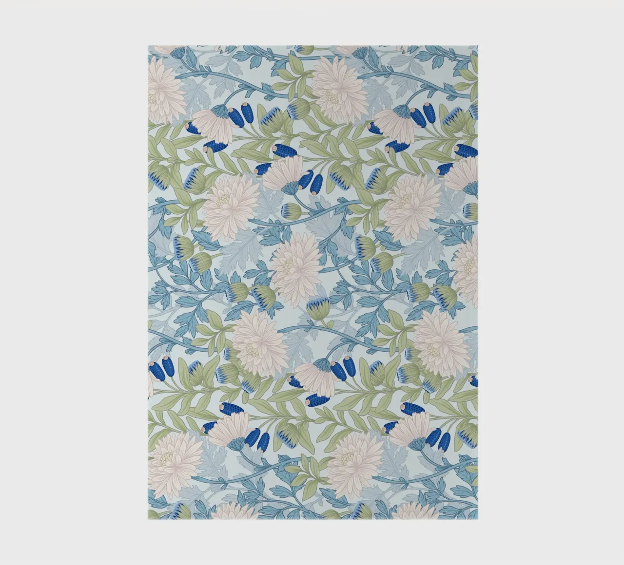 William Morris Prints, Botanical Wall Art, Nature Print notebook by ArtHaus