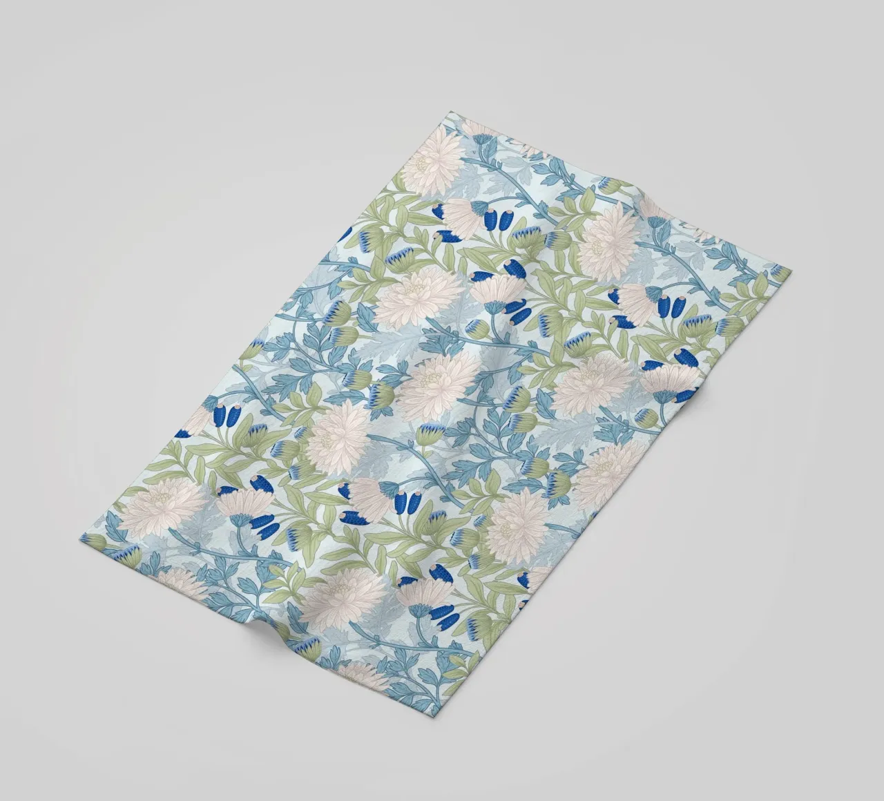 William Morris Prints, Botanical Wall Art, Nature Print beach towel by ArtHaus