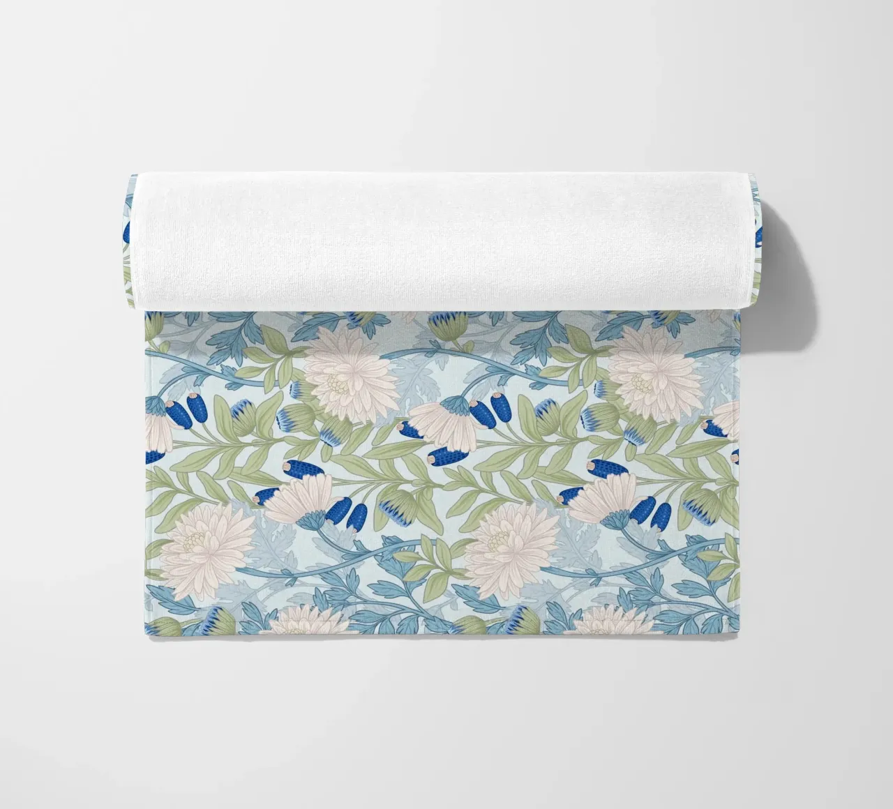 William Morris Prints, Botanical Wall Art, Nature Print beach towel by ArtHaus