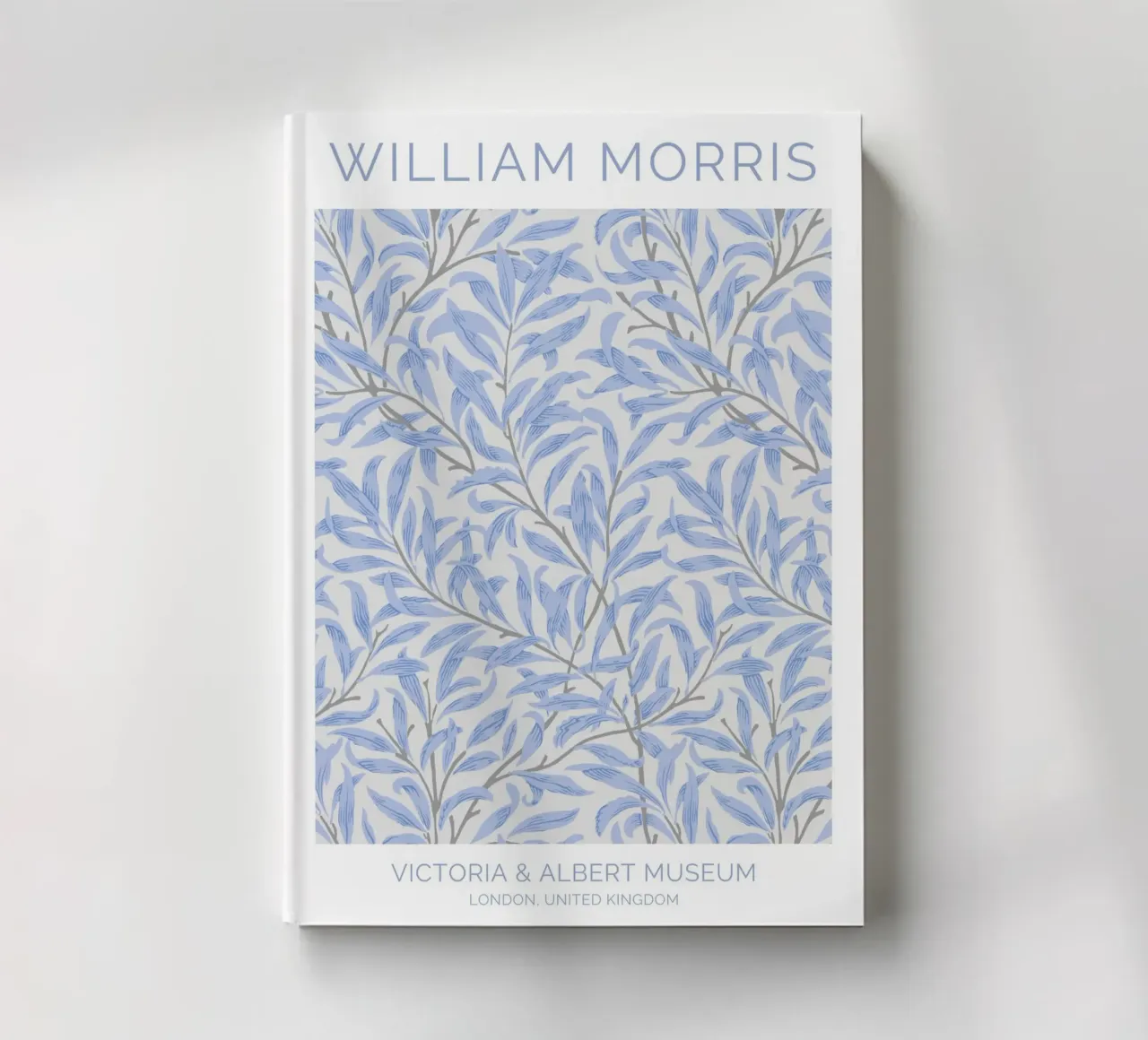 William Morris Prints Floral Pattern Art, Botanical Pattern notebook by ArtHaus