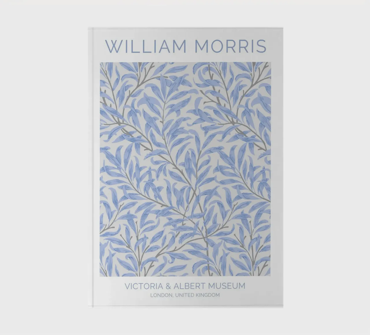 William Morris Prints Floral Pattern Art, Botanical Pattern notebook by ArtHaus