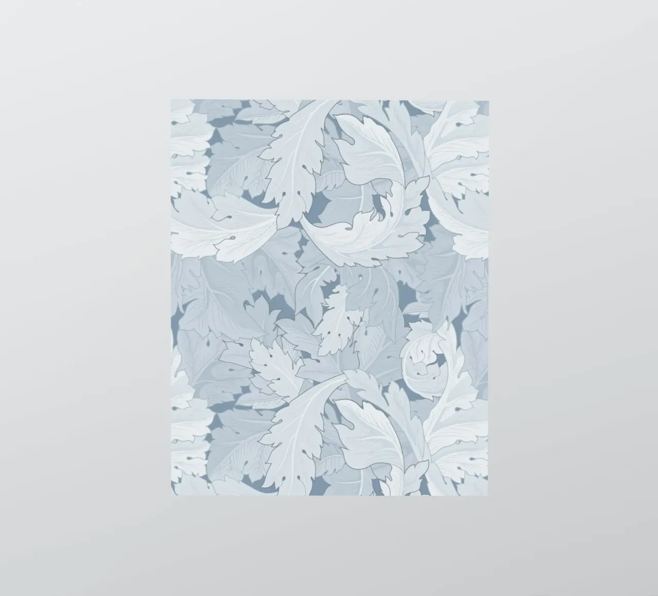 William Morris Botanical Blue Print, Vintage Nature Wall Art sticker by ArtHaus