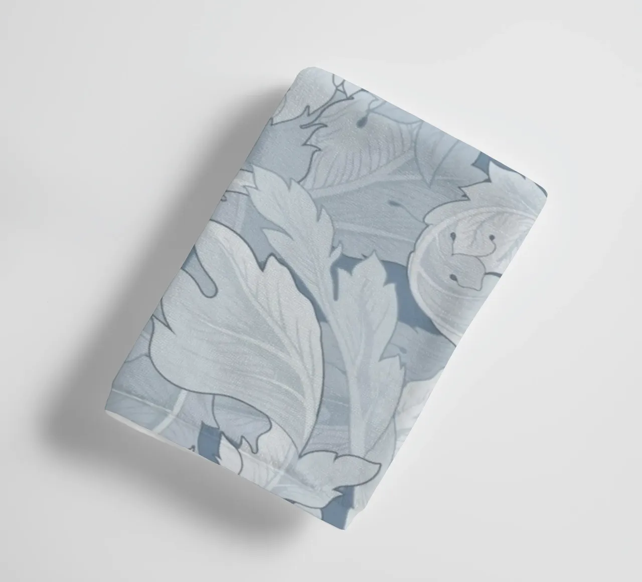 William Morris Botanical Blue Print, Vintage Nature Wall Art towel by ArtHaus