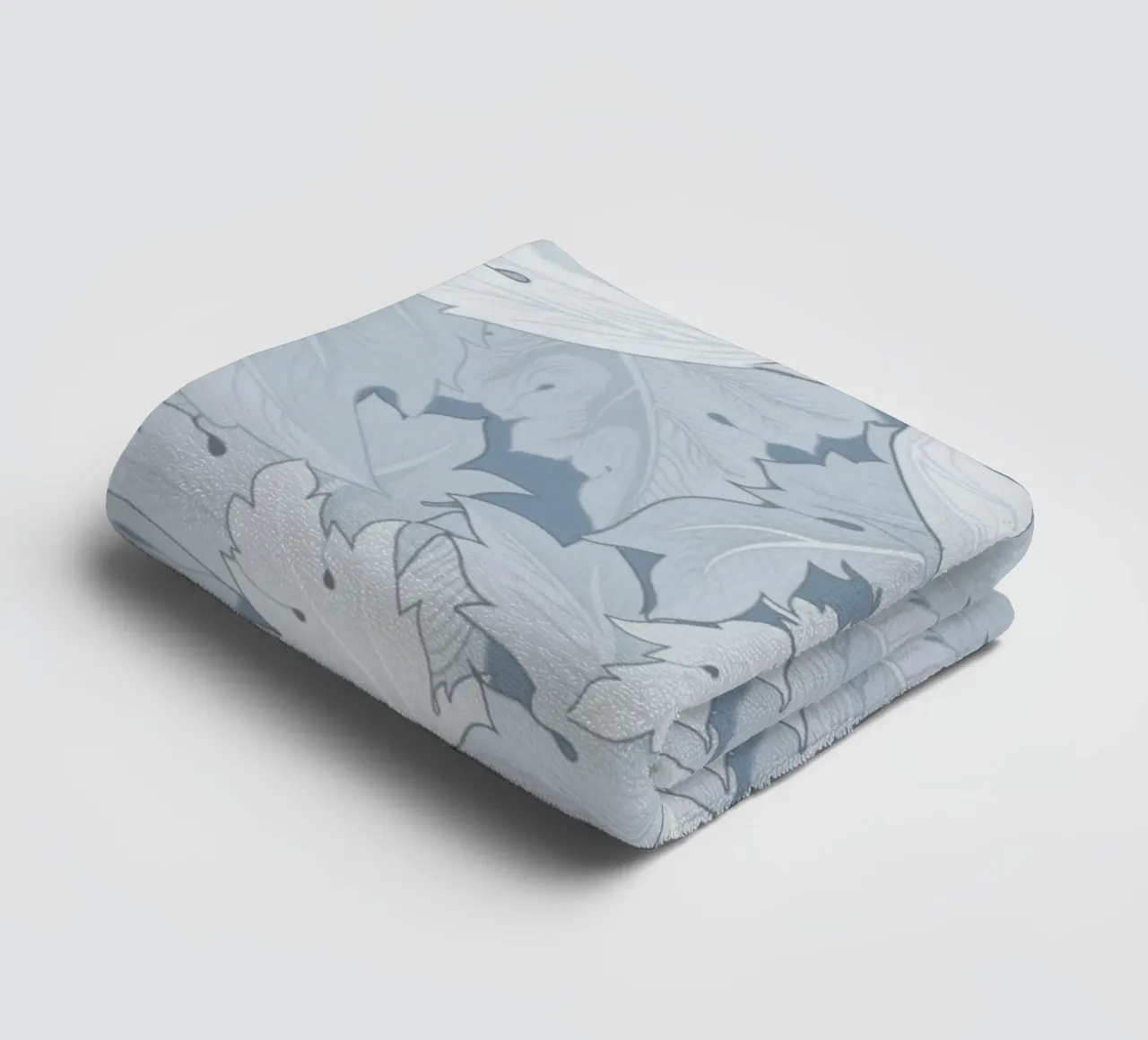 William Morris Botanical Blue Print, Vintage Nature Wall Art towel by ArtHaus