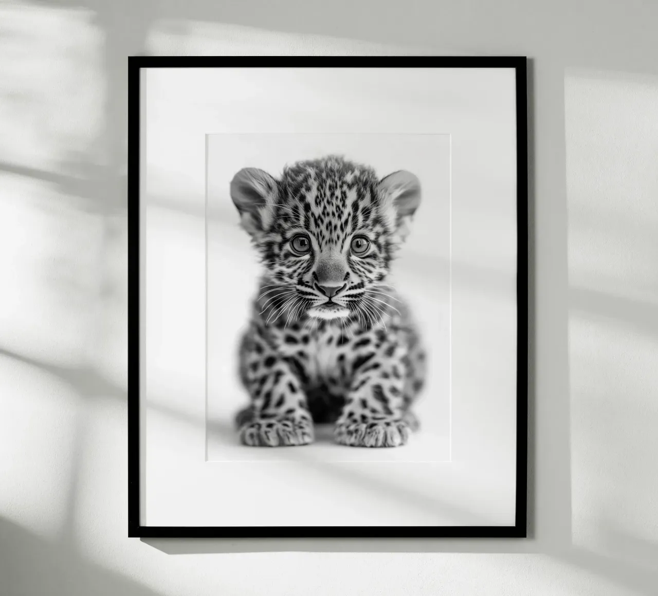 La suavidad salvaje del leopardo hahnemühle de Monochrome