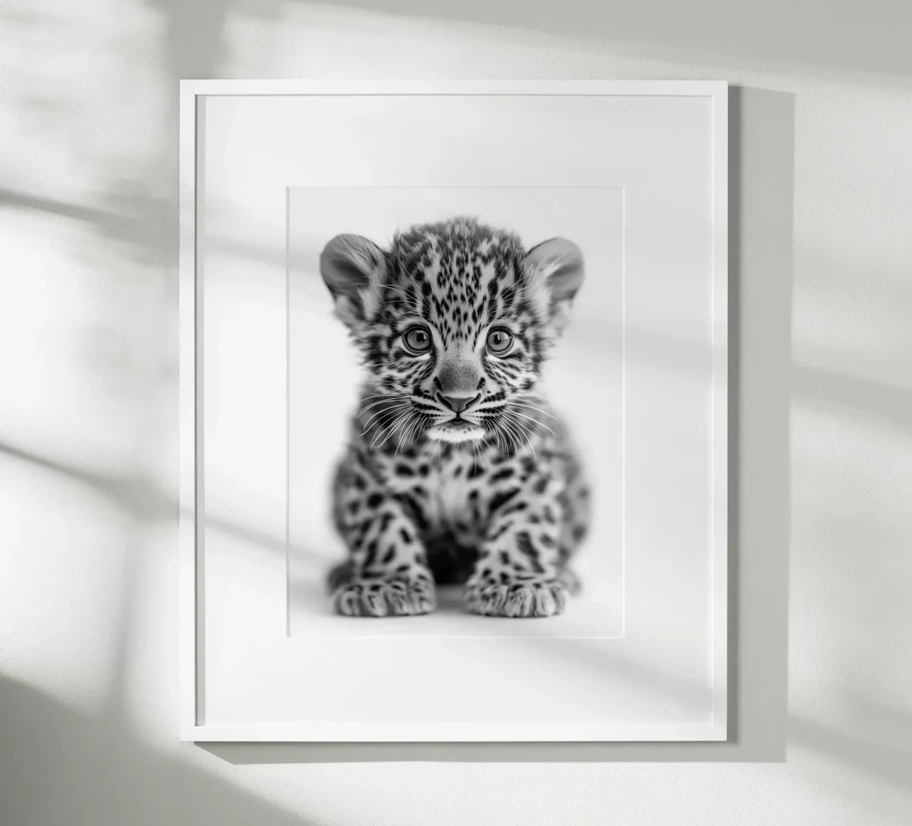 La suavidad salvaje del leopardo hahnemühle de Monochrome