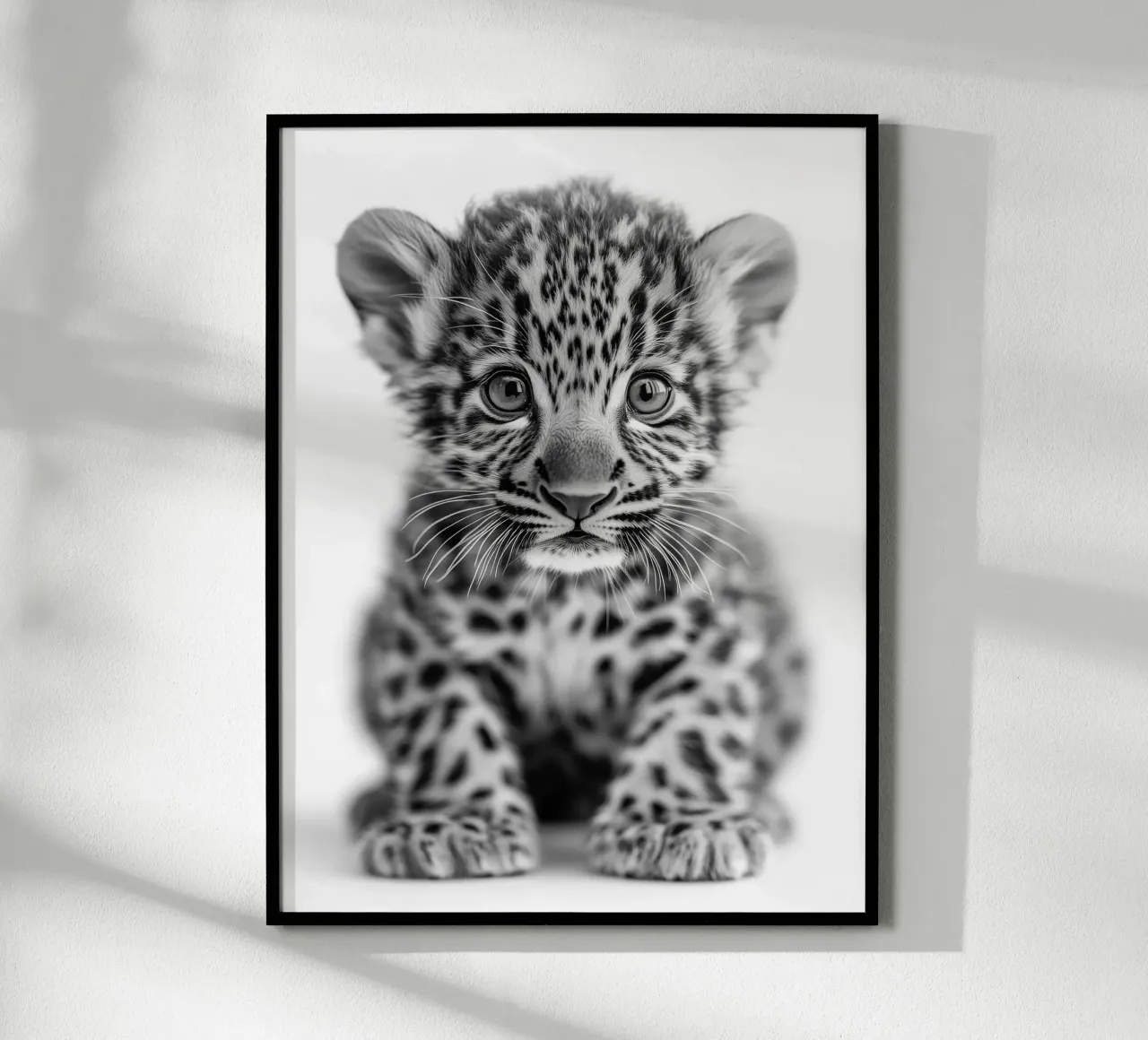 La suavidad salvaje del leopardo hahnemühle de Monochrome